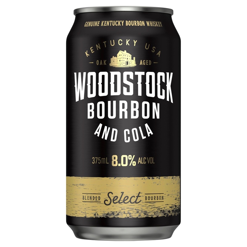 Woodstock Bourbon & Cola 8% Can 375mL