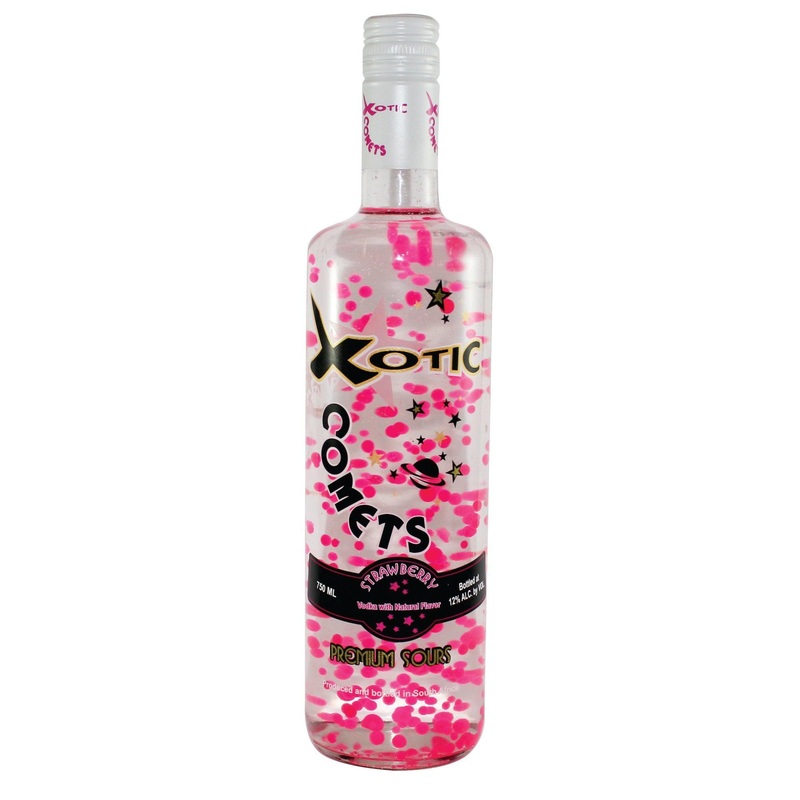 Xotic Comets Strawberry Vodka 750mL