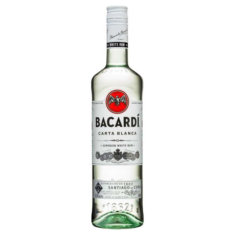 Bacardi Carta Blanca Superior White Rum 700mL