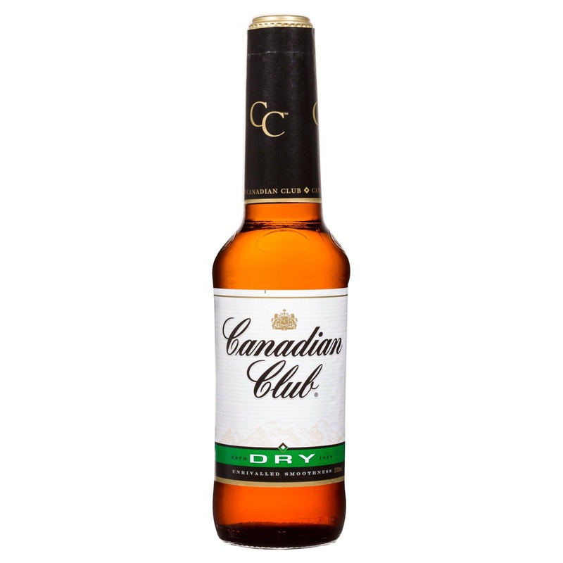 Canadian Club Whisky & Dry Bottle 330mL