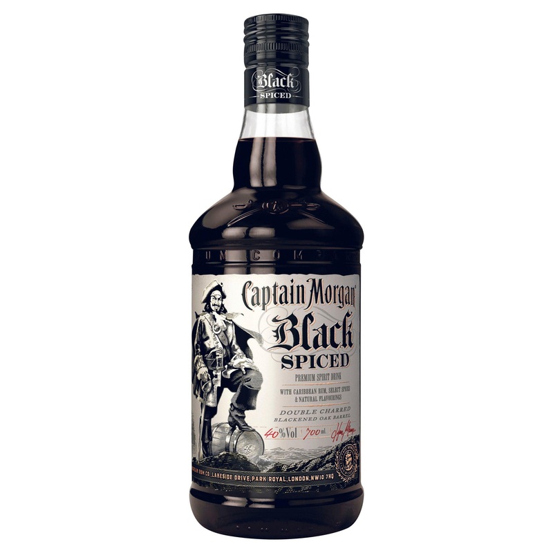 Captain Morgan Black Spiced Rum 700mL
