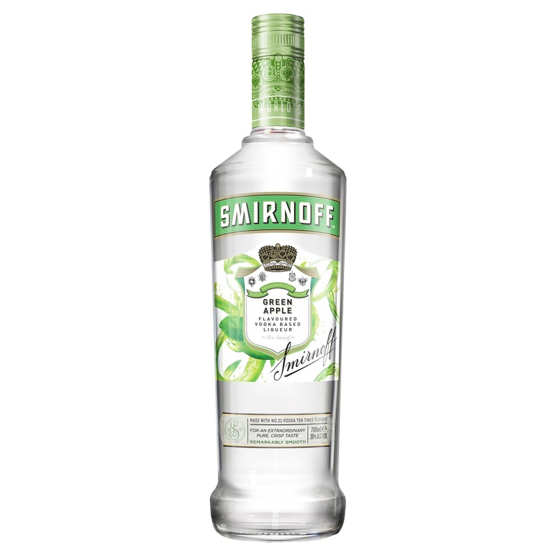 Smirnoff Green Apple Vodka 700mL