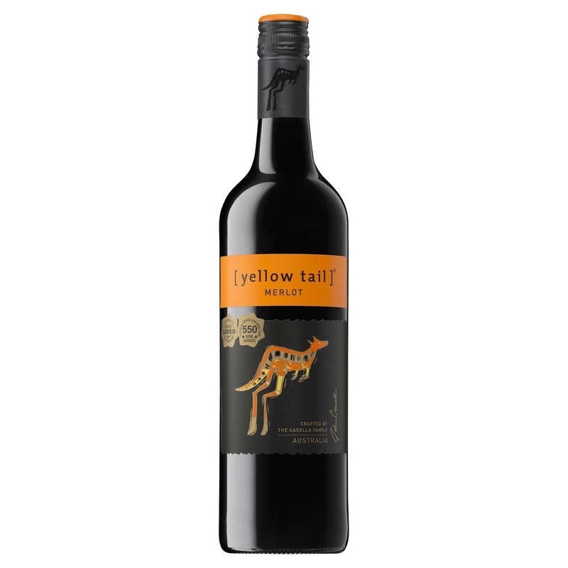 Yellow Tail Merlot|Single|12 Pack