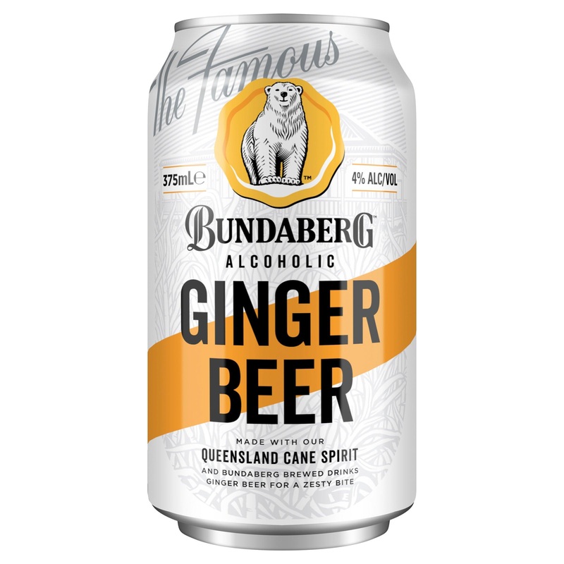 Bundaberg Alcoholic Ginger Beer Can 375mL