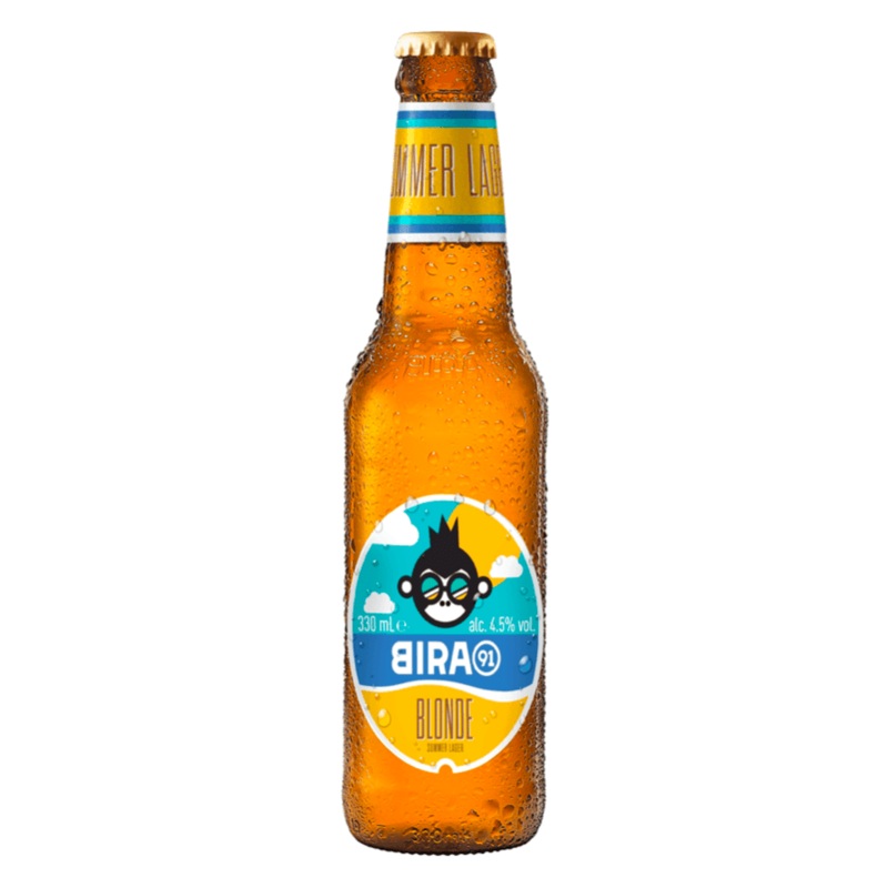 Bira 91 Blonde Summer Lager Bottle 330mL