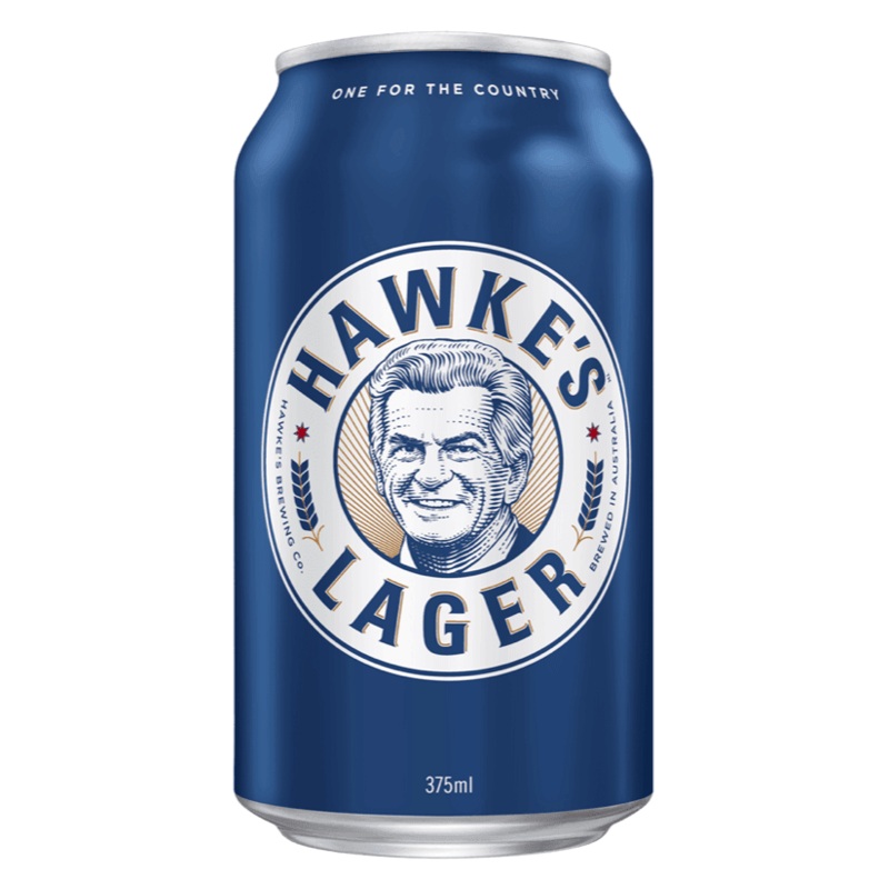 Hawke’s Lager Can 375mL|Single|6 Pack|24 Pack