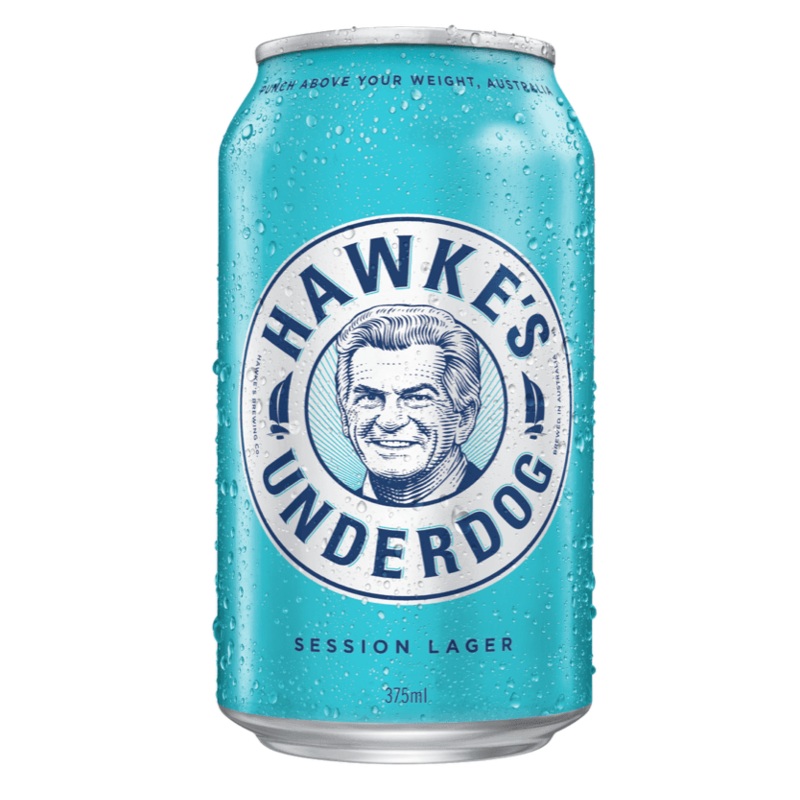 Hawke’s Underdog Session Lager Can 375mL
