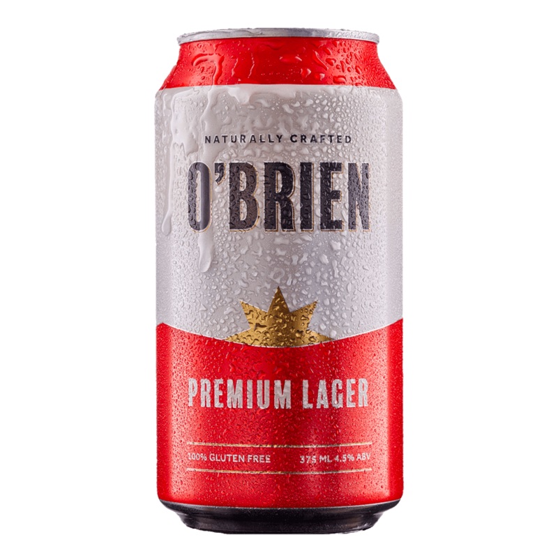 O’Brien Gluten Free Lager Can 375mL