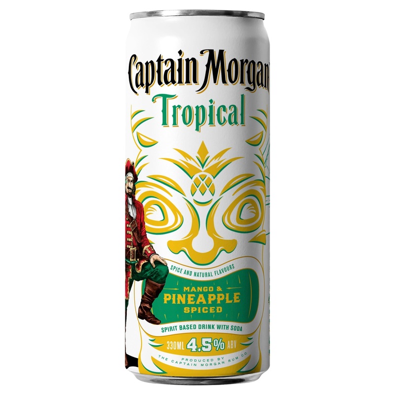 Captain Morgan Tropical Mango & Pineapple Can 330mL