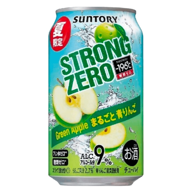 Suntory Strong Zero 9% Apple Can 350mL