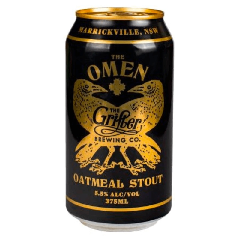 The Grifter Brewing Co. The Omen Oatmeal Stout Can 375mL