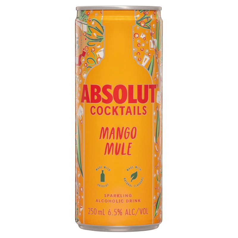 Absolut Cocktails Mango Mule Can 250mL