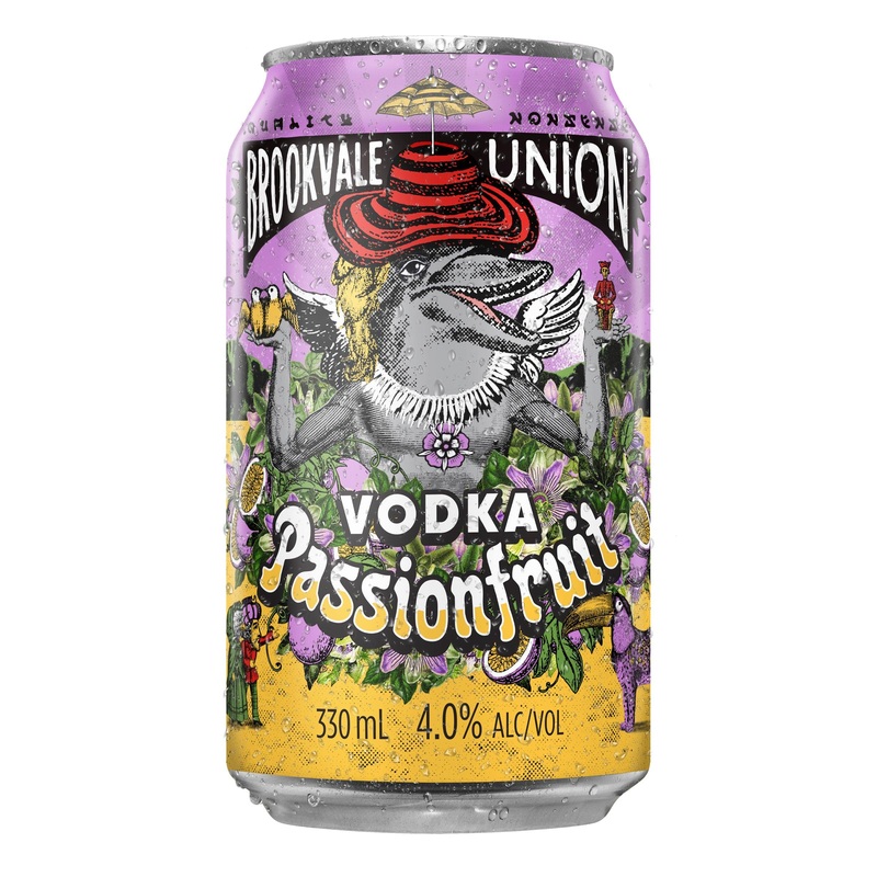 Brookvale Union Vodka Passionfruit Can 330mL