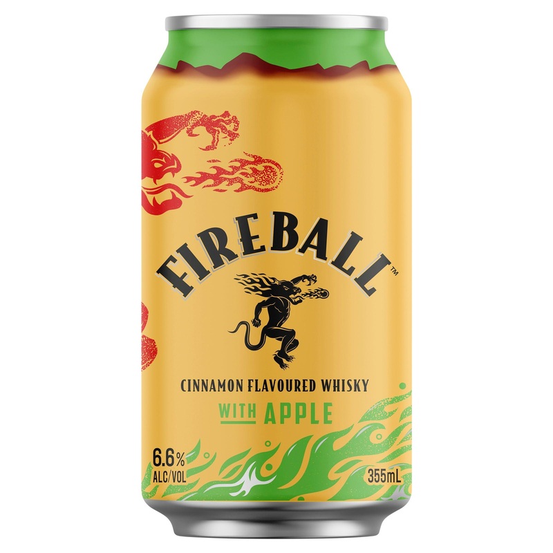 Fireball Cinnamon Whisky & Apple 6.6% Can 355mL
