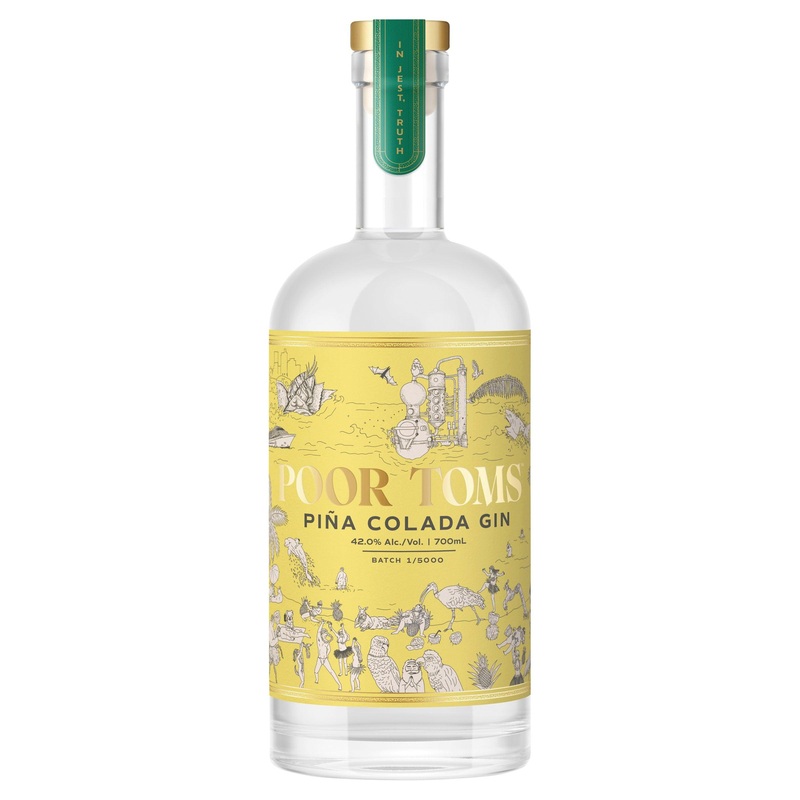 Poor Toms Pina Colada Gin 700mL