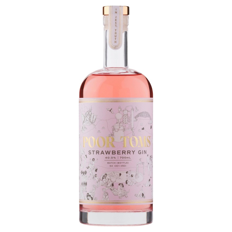 Poor Toms Strawberry Gin 700mL
