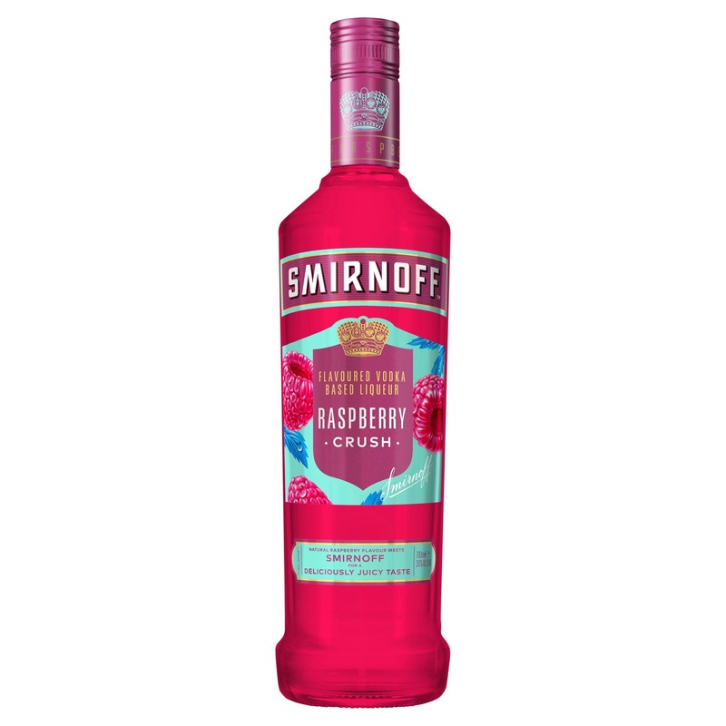 Smirnoff Raspberry Crush Vodka Liqueur 700mL