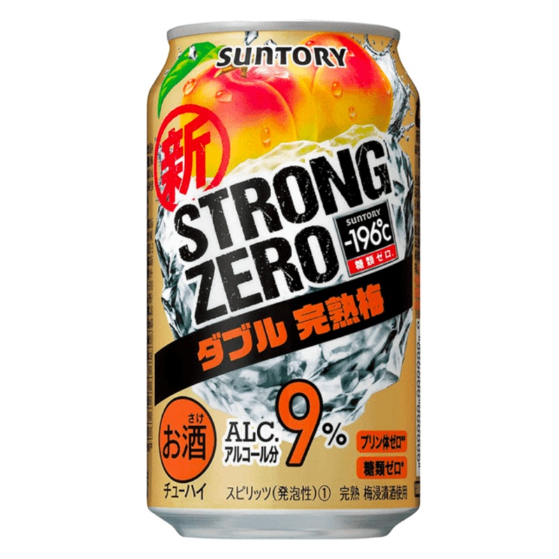 Suntory Strong Zero 9% Double Plum Can 350mL