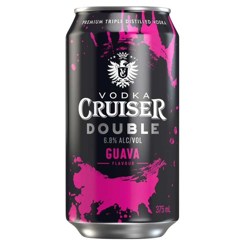 Vodka Cruiser Double Guava Can 375mL