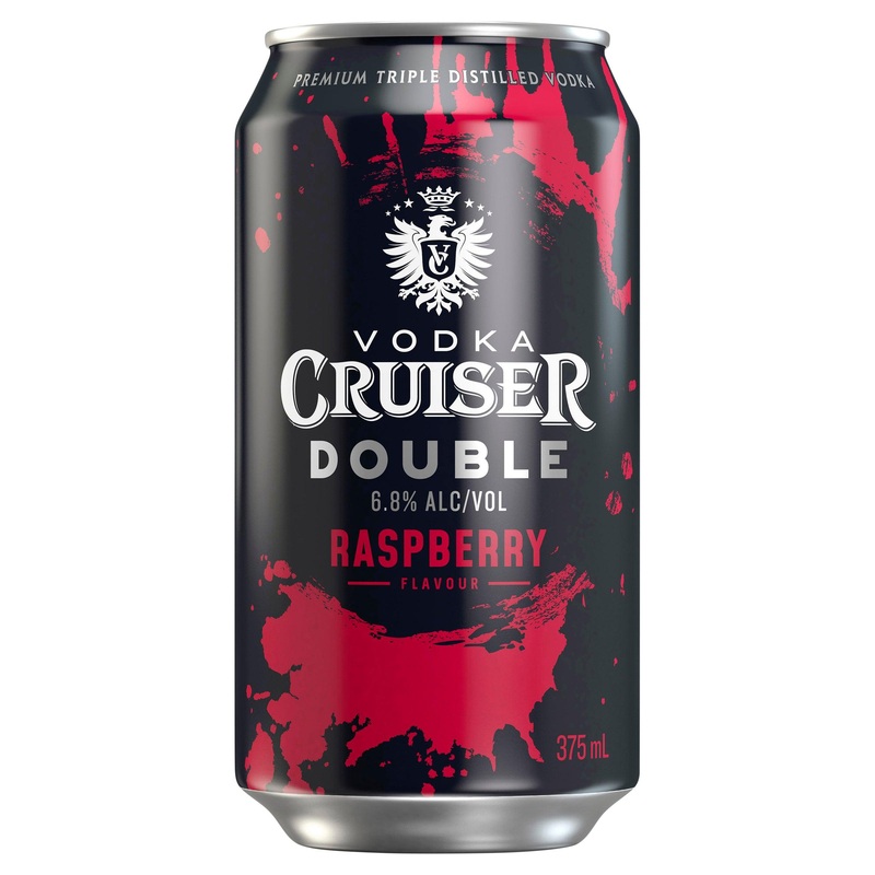 Vodka Cruiser Double Raspberry Can 375mL