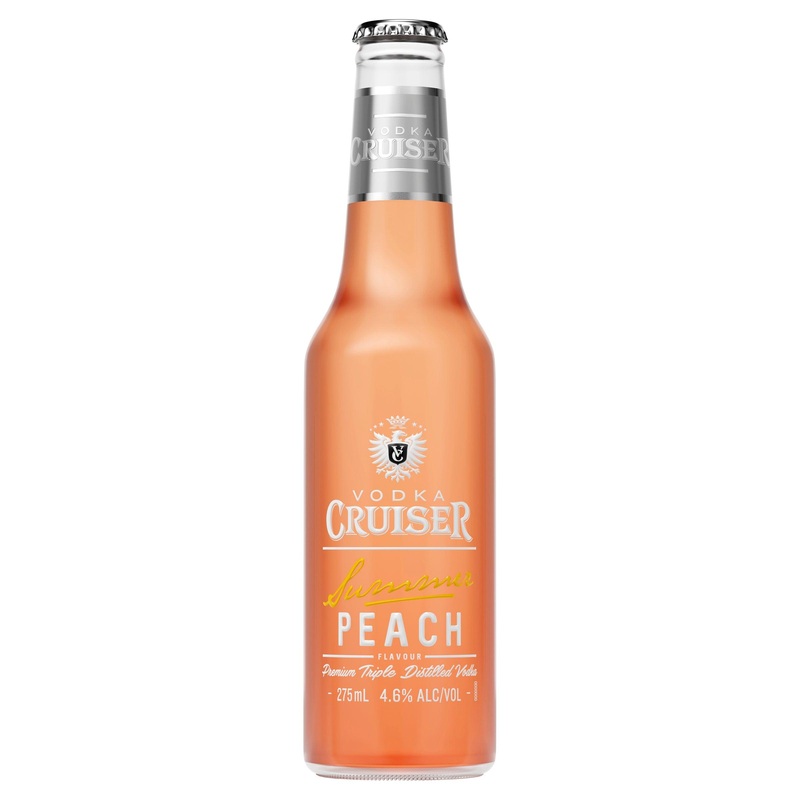 Vodka Cruiser Summer Peach Bottle 275mL