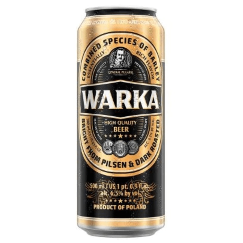 Warka Strong Polish Beer Can 500mL