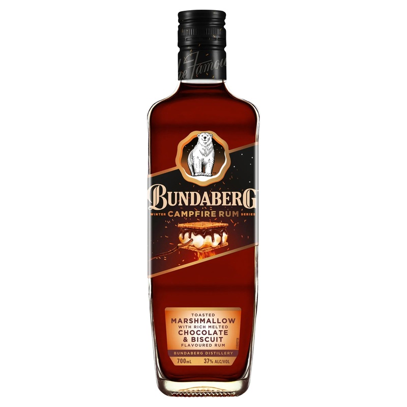 Bundaberg Campfire Marshmallow, Chocolate & Biscuit Rum 700mL