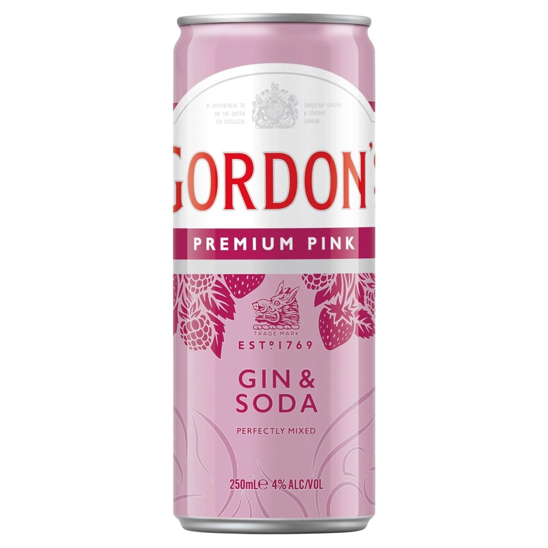 Gordon’s Pink Gin & Soda Can 250mL