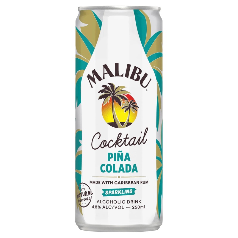 Malibu Rum & Pina Colada Can 250mL