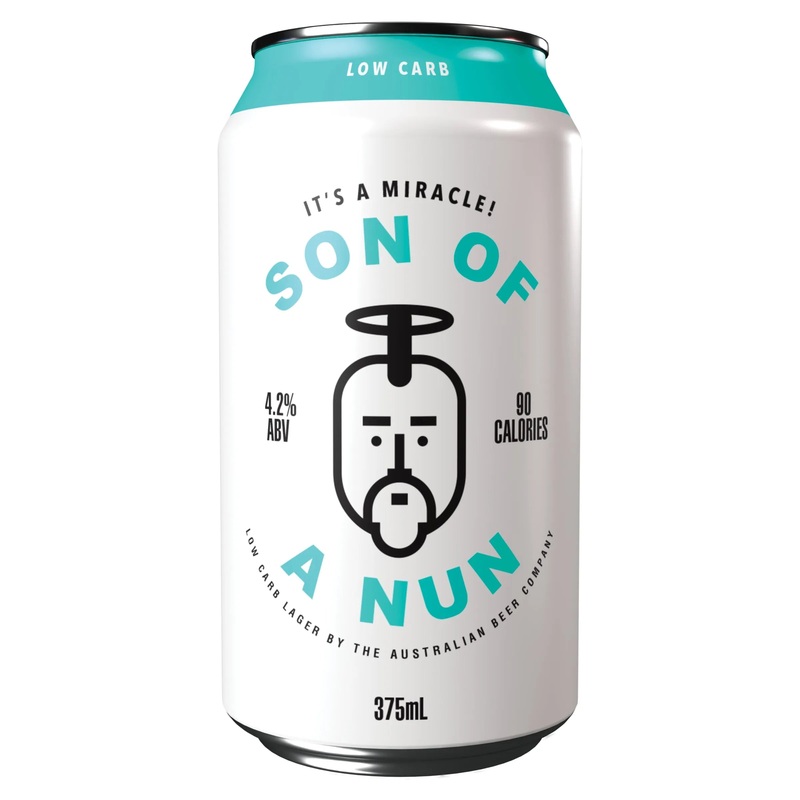 Son Of A Nun Low Carb Lager Can 375mL