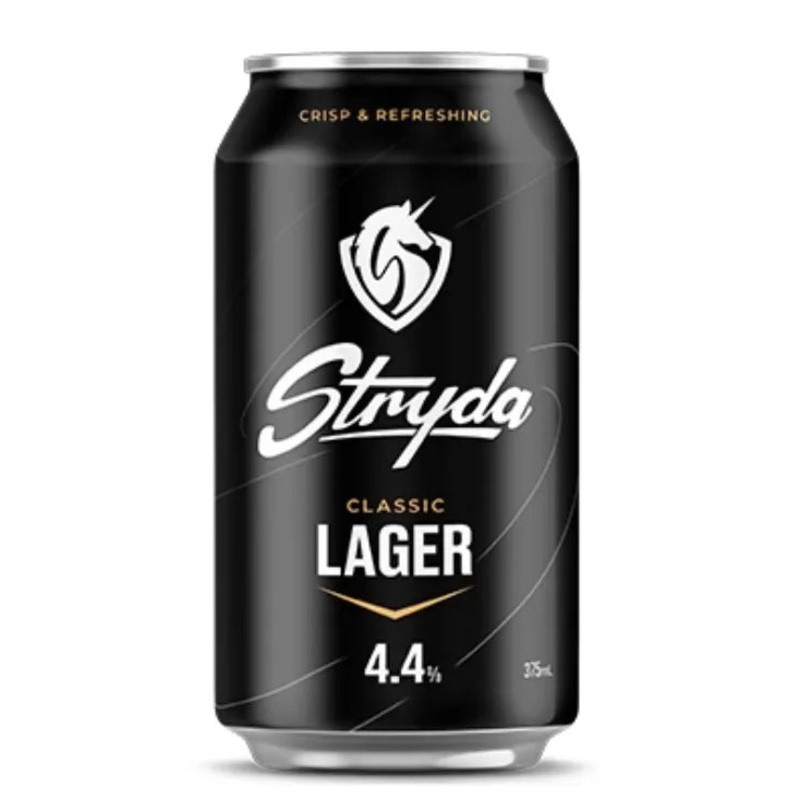 Stryda Classic Lager Can 375mL
