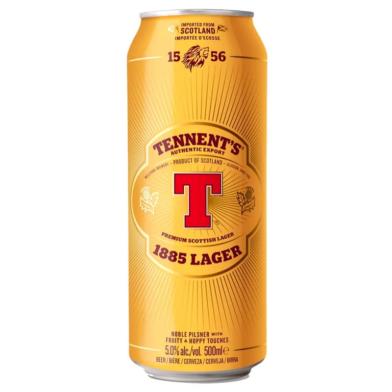 Tennent’s Lager Can 500mL|Single|2 Pack|24 Pack