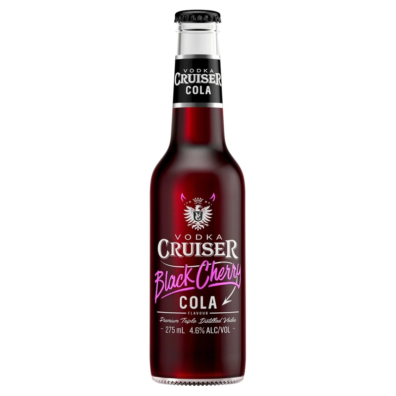 Vodka Cruiser Black Cherry Cola Bottle 275mL