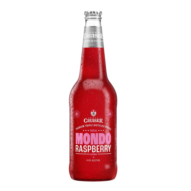 Vodka Cruiser Mondo Raspberry Longneck 600mL