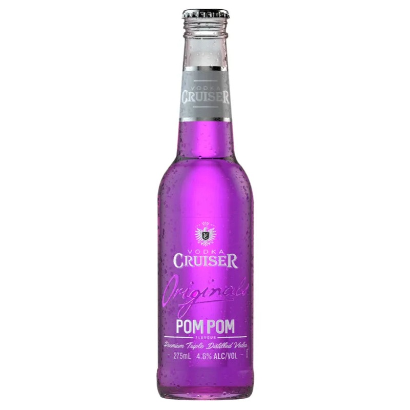 Vodka Cruiser Originals Pom Pom Bottle 275mL
