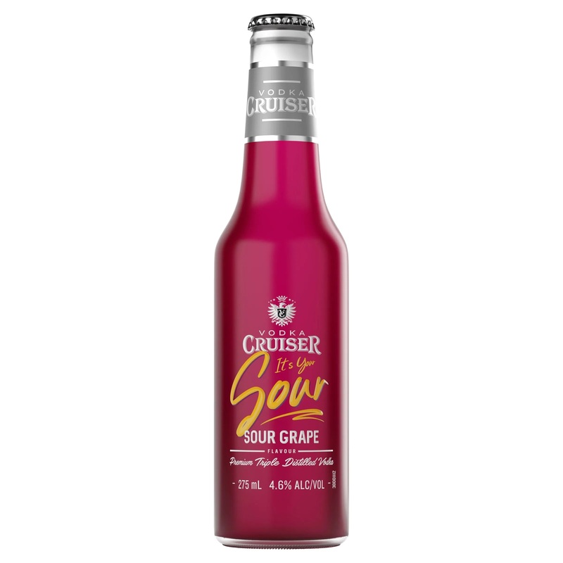 Vodka Cruiser Sour Grape Bottle 275mL