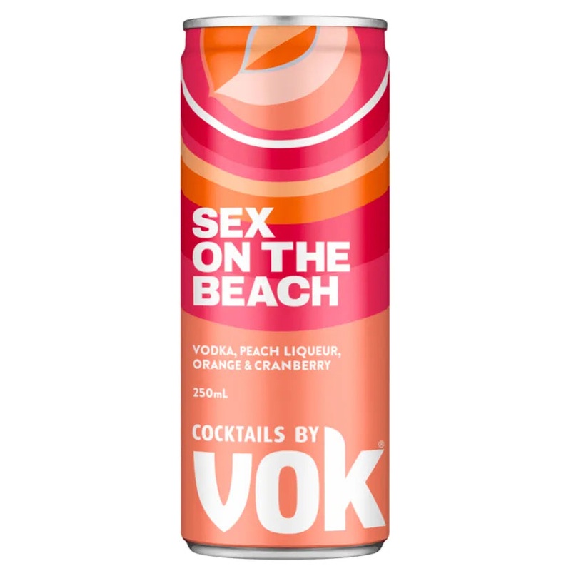 Vok Sex On The Beach Cocktail Can 250mL