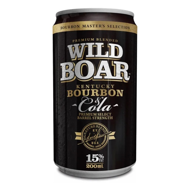 Wild Boar Bourbon & Cola 15% Can 200mL