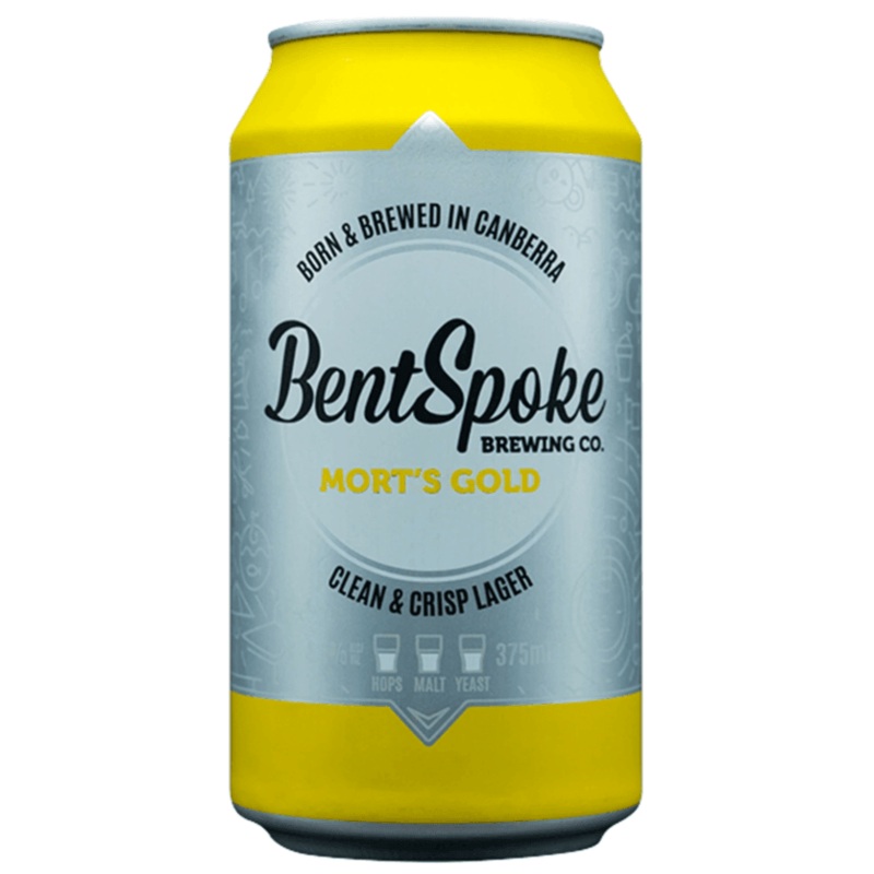 BentSpoke Mort’s Gold Lager 375mL