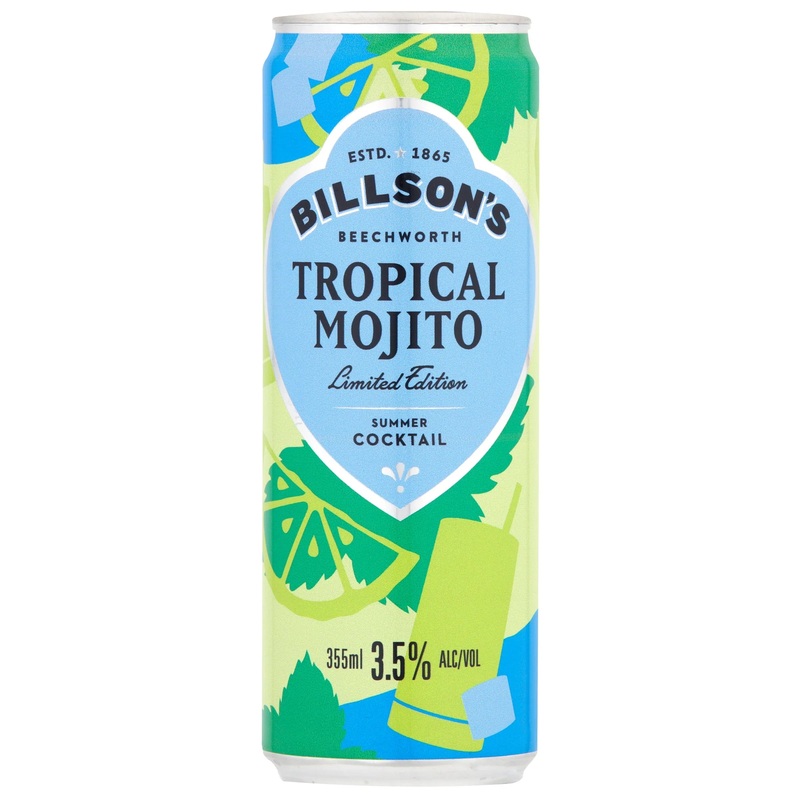 Billson’s Tropical Mojito Cocktail Can 355mL