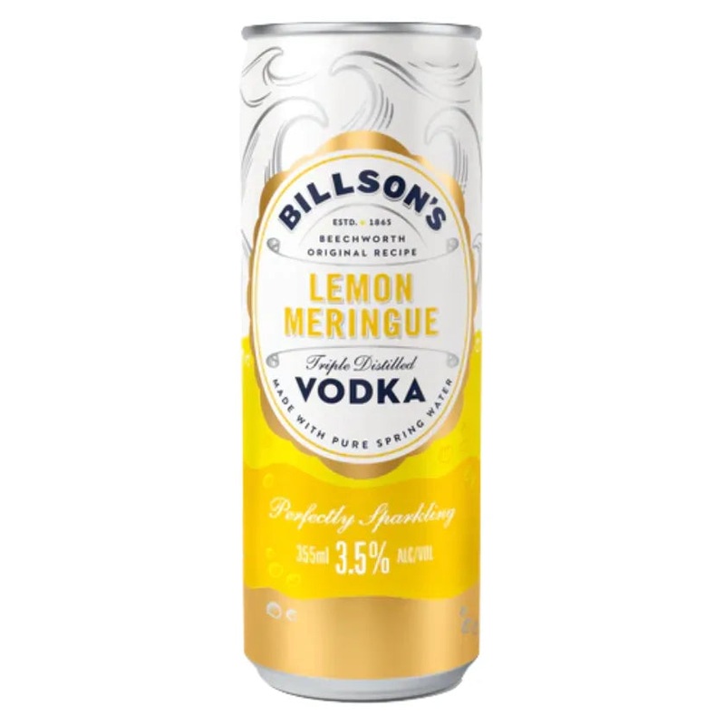 Billson’s Vodka Lemon Meringue Can 355mL
