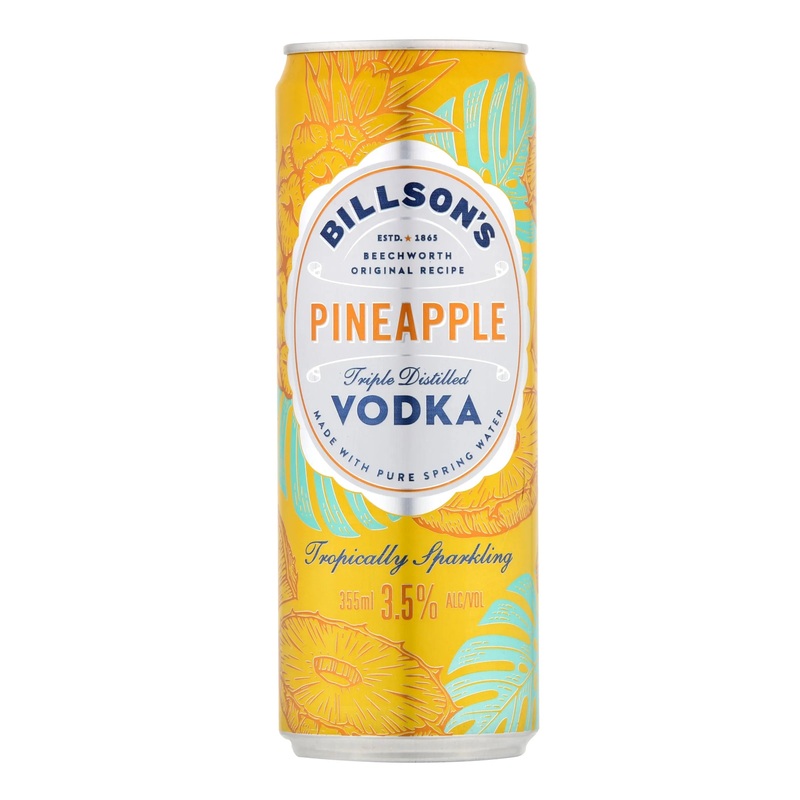 Billson’s Vodka Pineapple Can 355mL