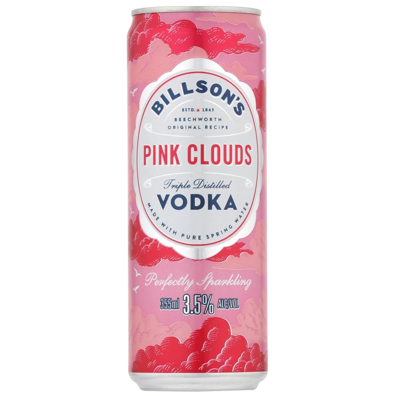Billson’s Vodka Pink Clouds Can 355mL