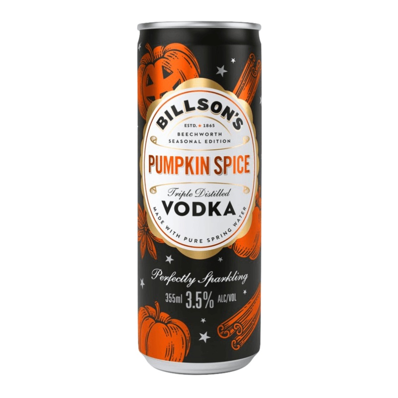 Billson’s Vodka Pumpkin Spice Can 355mL