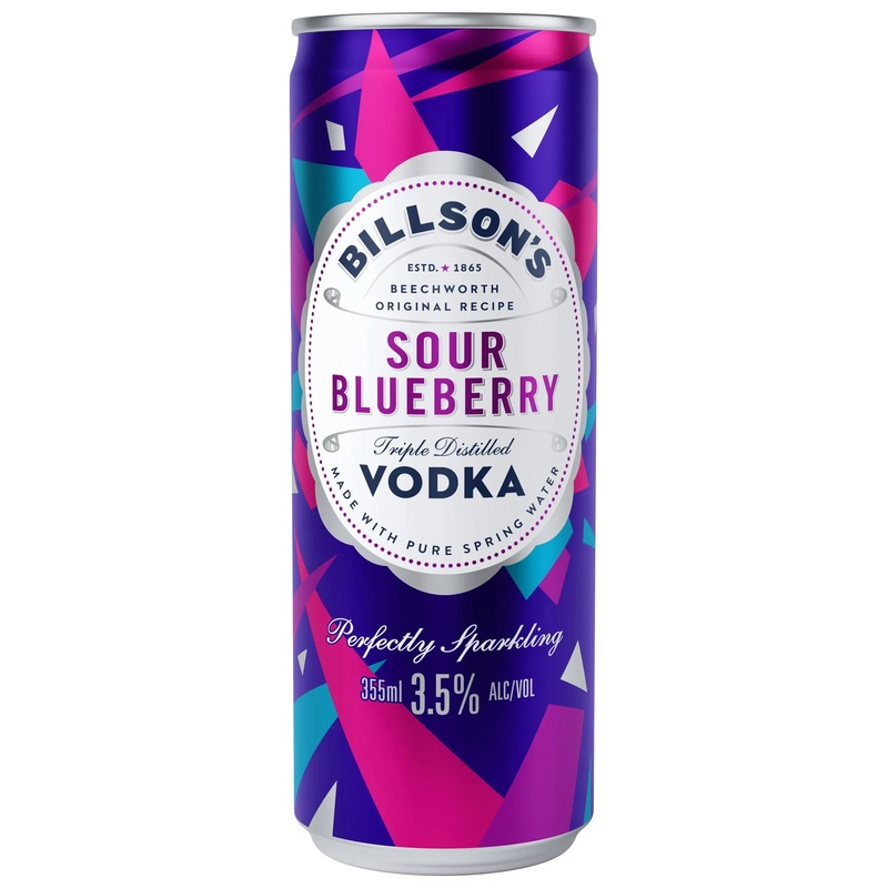 Billson’s Vodka Sour Blueberry Can 355mL