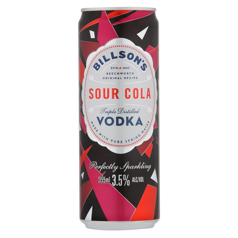 Billson’s Vodka Sour Cola Can 355mL