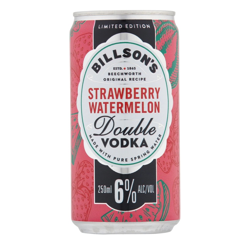 Billson’s Vodka Strawberry & Watermelon 6% Can 250mL