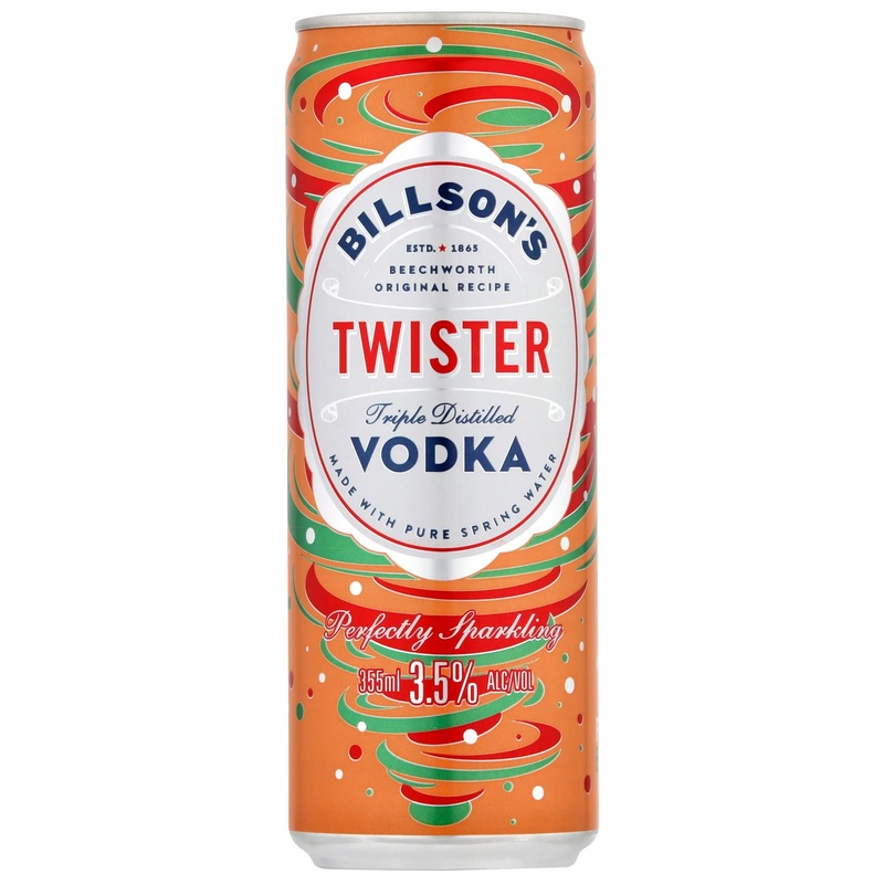 Billson’s Vodka Twister Can 355mL