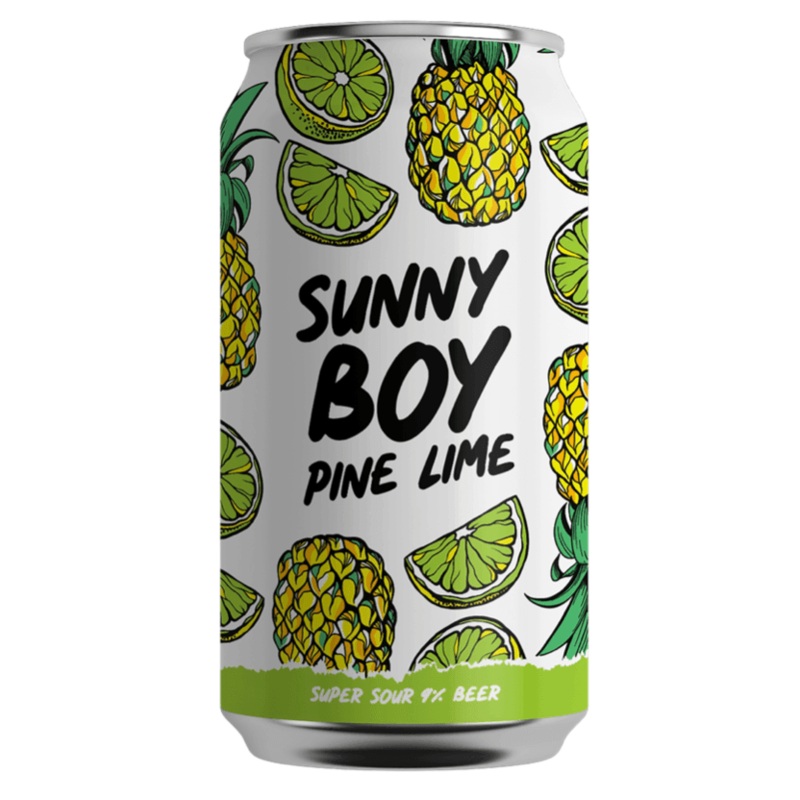 Hope Brewery Sunny Boy 2.0 Pine Lime Super Sour Can 375mL