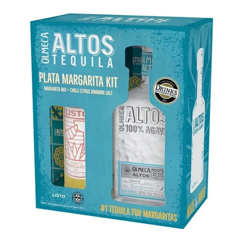 Olmeca Altos Blanco Tequila Margarita Gift Pack 700mL
